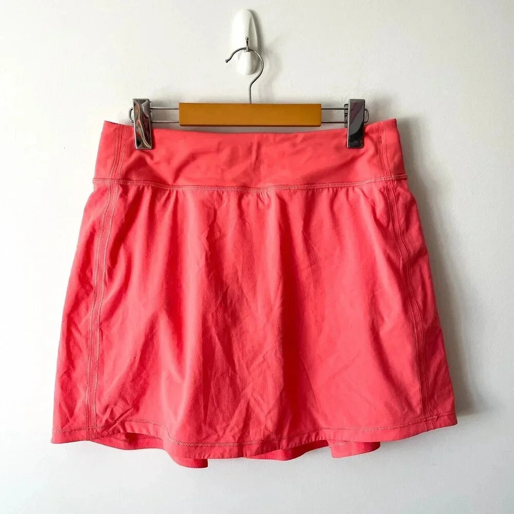 Lululemon Pace Rival Mid-Rise Skirt Raspberry Cream Size 6 - Picture 2 of 4